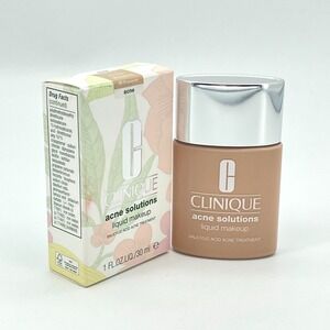 Clinique Acne Solutions Liquid Makeup CN 10 Alabaster 1 oz / 30mL Full Size NEW